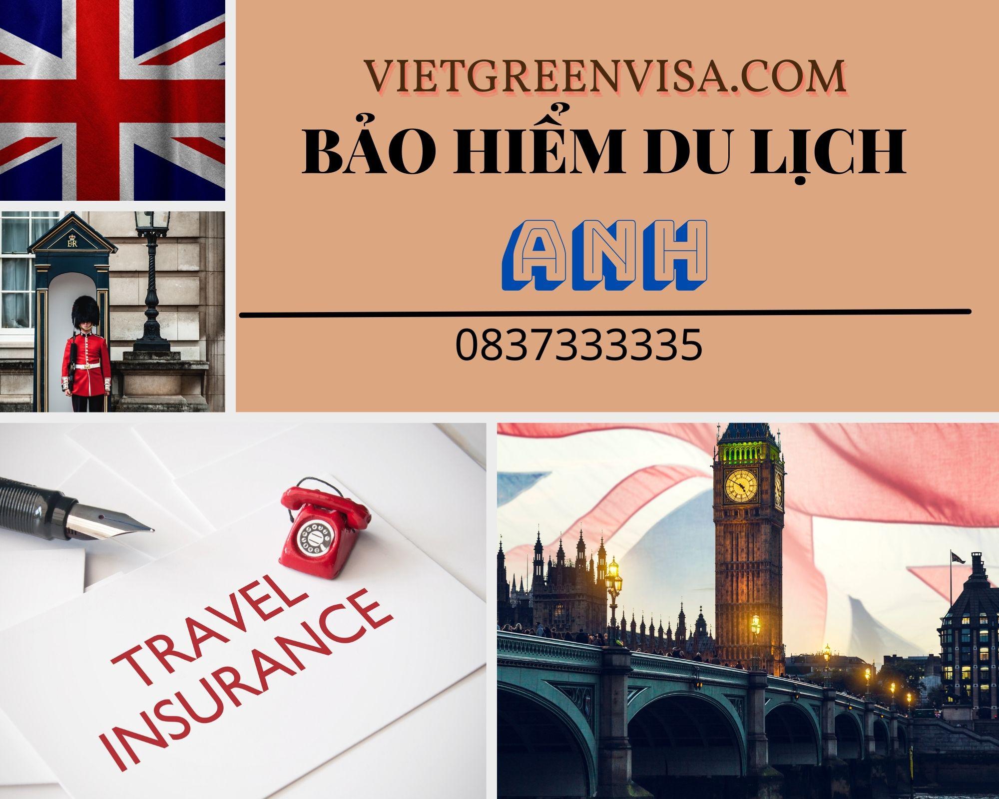 Dịch vụ bảo hiểm du lịch xin visa Anh Quốc trọn gói
