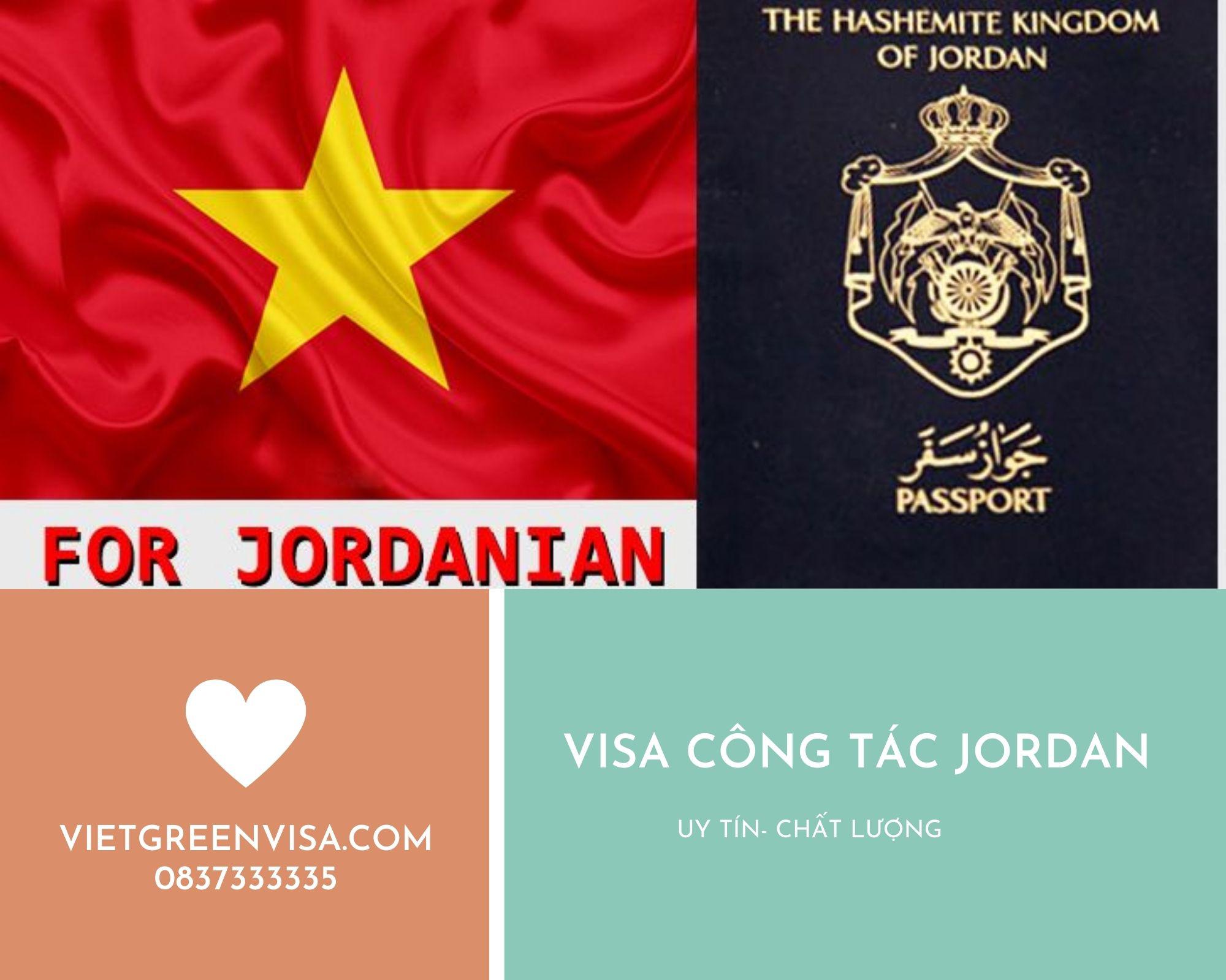 Dịch visa Jordan công tác 