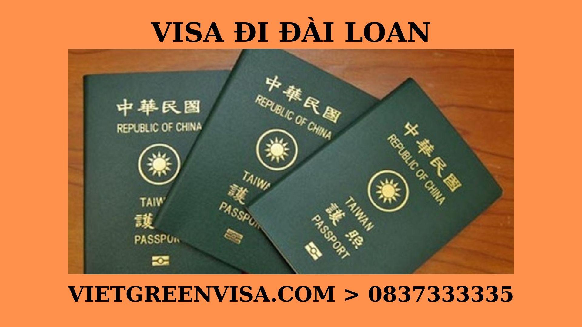 Xin Visa công tác Đài Loan nhanh chóng, trọn gói