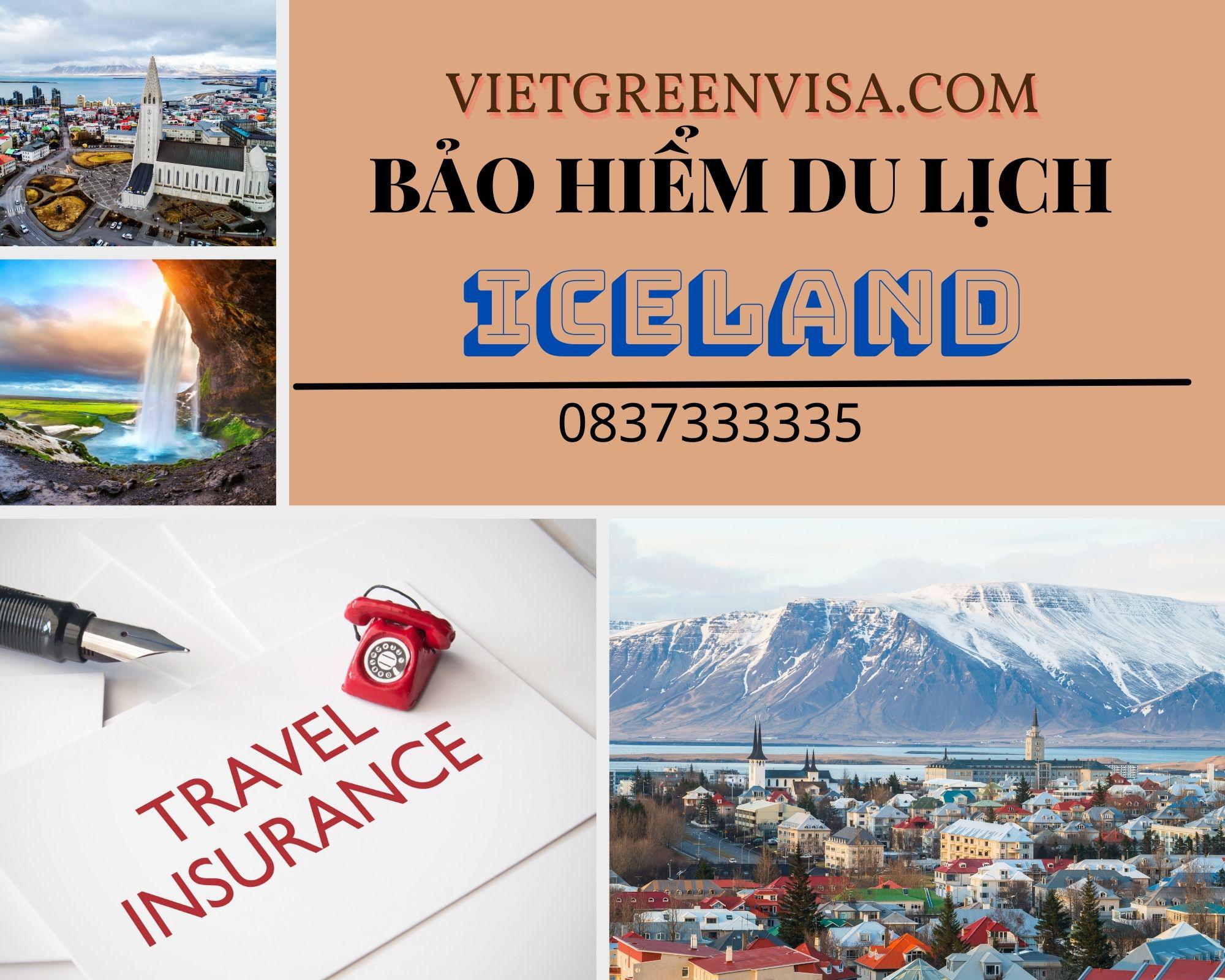 Đại lý bảo hiểm du lịch xin visa Iceland giá rẻ nhất