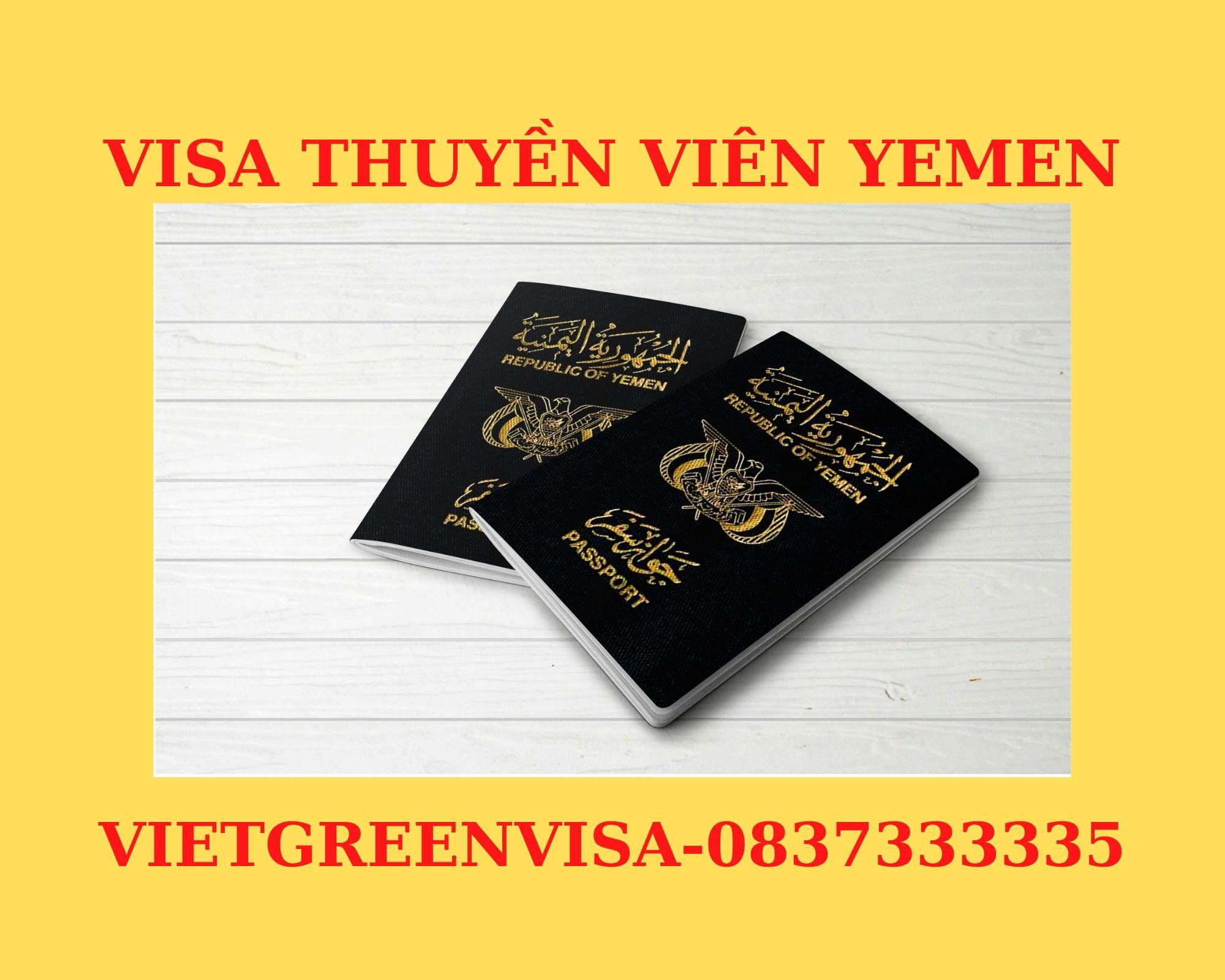 Visa thuyền viên đi Yemen, Visa Yemen diện thuyền viên