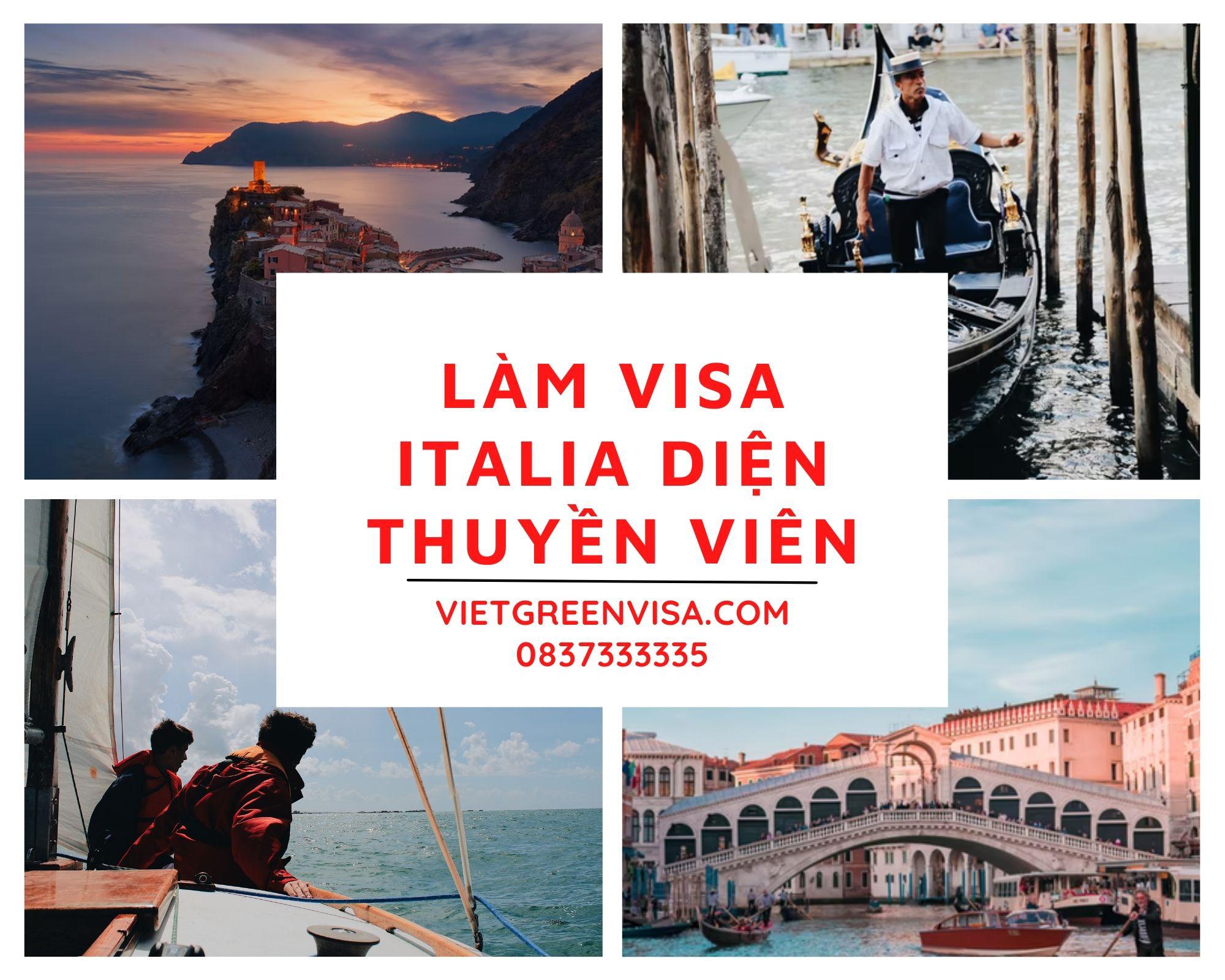 Tư vấn visa Italia diện thuyền viên, visa Italia cho đoàn thuỷ thủ