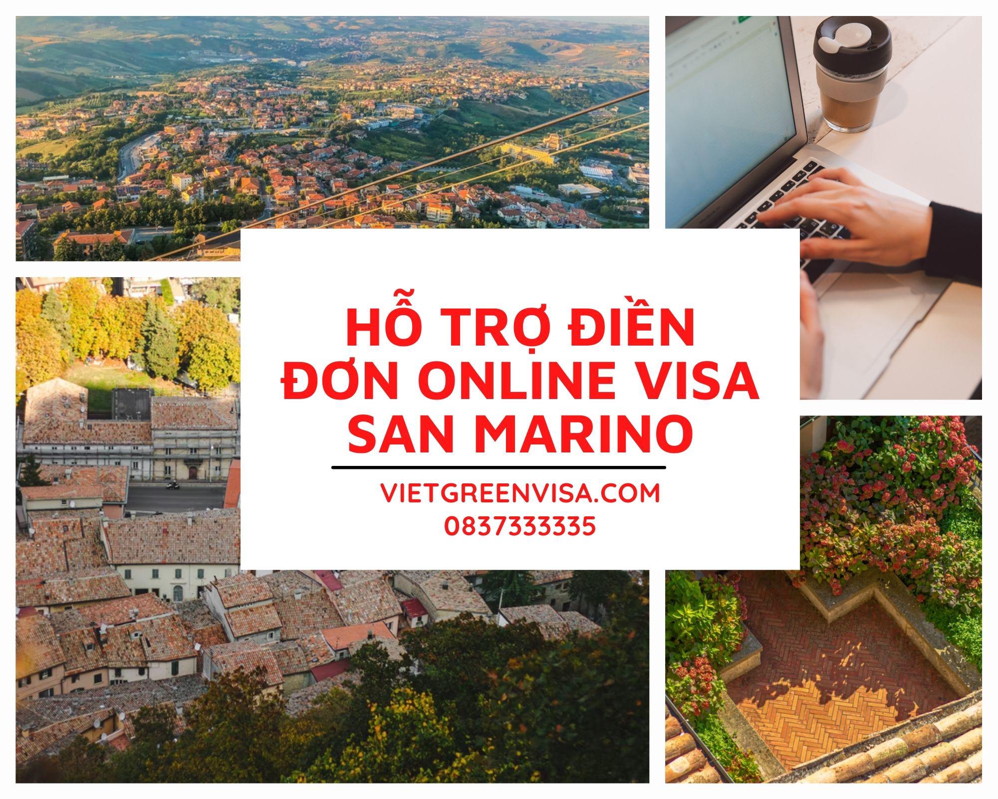 Tư vấn điền đơn visa San Marino online nhanh