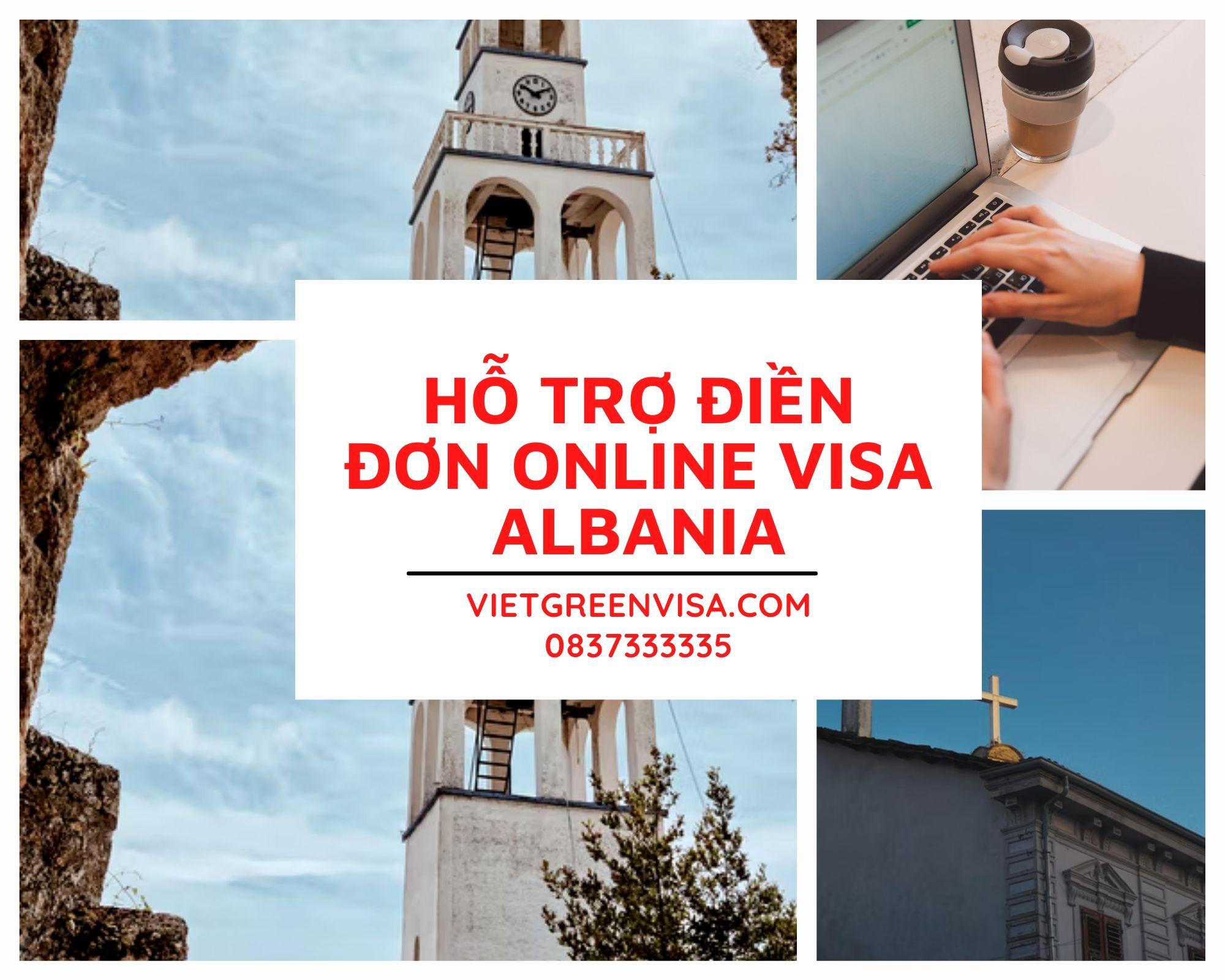 Dịch vụ điền đơn visa Albania online trọn gói