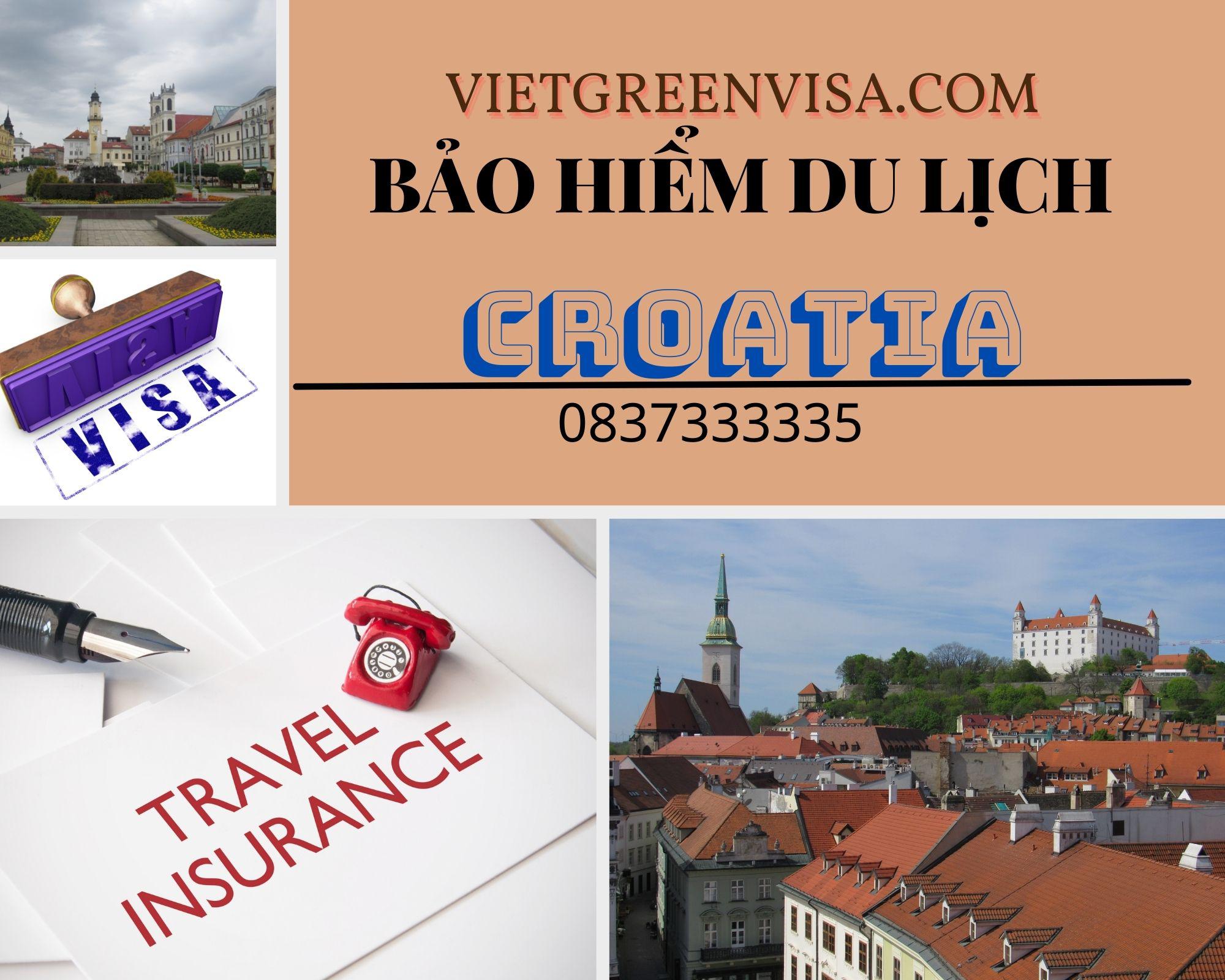 Dịch vụ  làm bảo hiểm du lịch đi Croatia giá rẻ