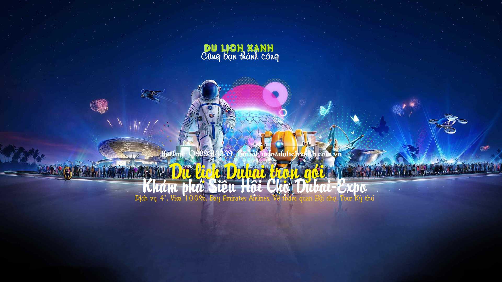 Tour Hội Chợ Expo Dubai 2020 kết hợp du lịch Dubai 