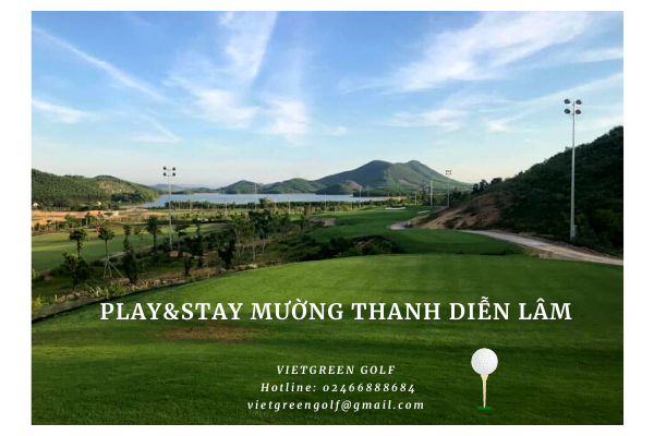 Play&Stay Mường Thanh Diễn Lâm 2N1Đ: 1 Vòng Golf + 1 Đêm