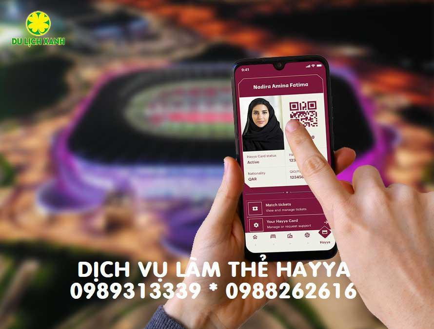 Dịch vụ đăng ký thẻ Hayya nhập cảnh Qatar xem World Cup 2022
