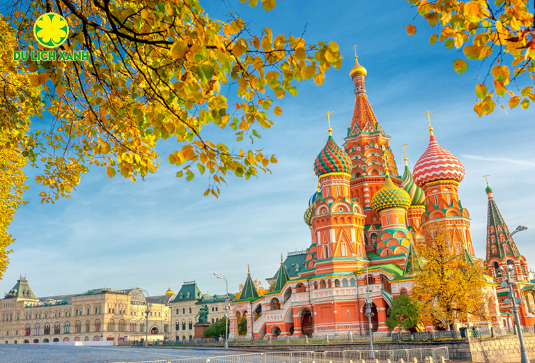 Du Lịch Nga mùa thu: Hà Nội - Matxcova - St Peterburg 8 Ngày 7 Đêm