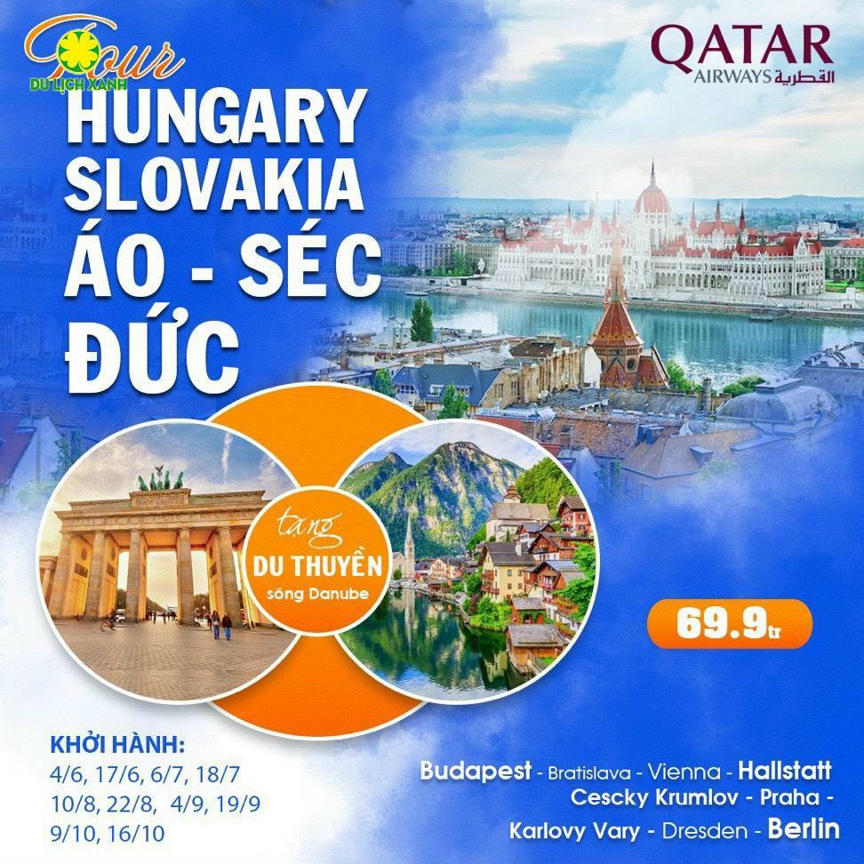 Tour Tết 5 nước Đông Âu: Đức - Áo - Hungary - Slovakia - Séc