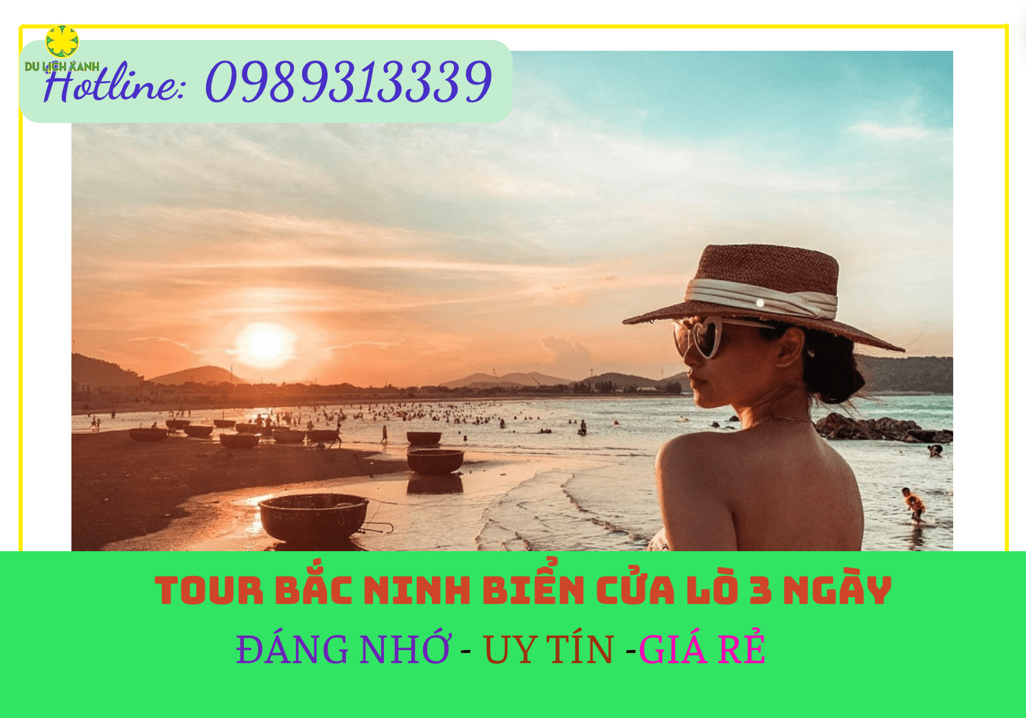 Tour Bắc Ninh biển Cửa Lò 3 ngày 2 đêm