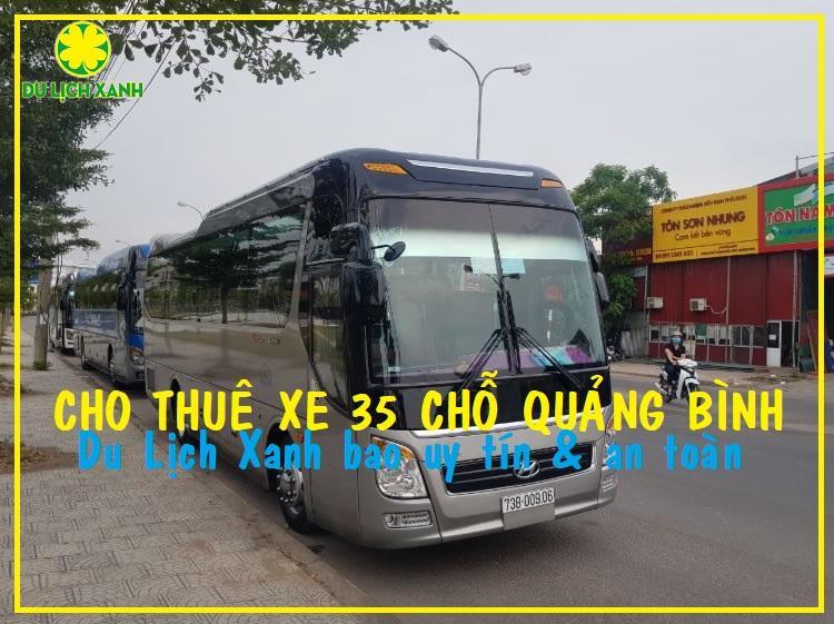 Cho thuê xe du lịch 35 chỗ tại Quảng Bình