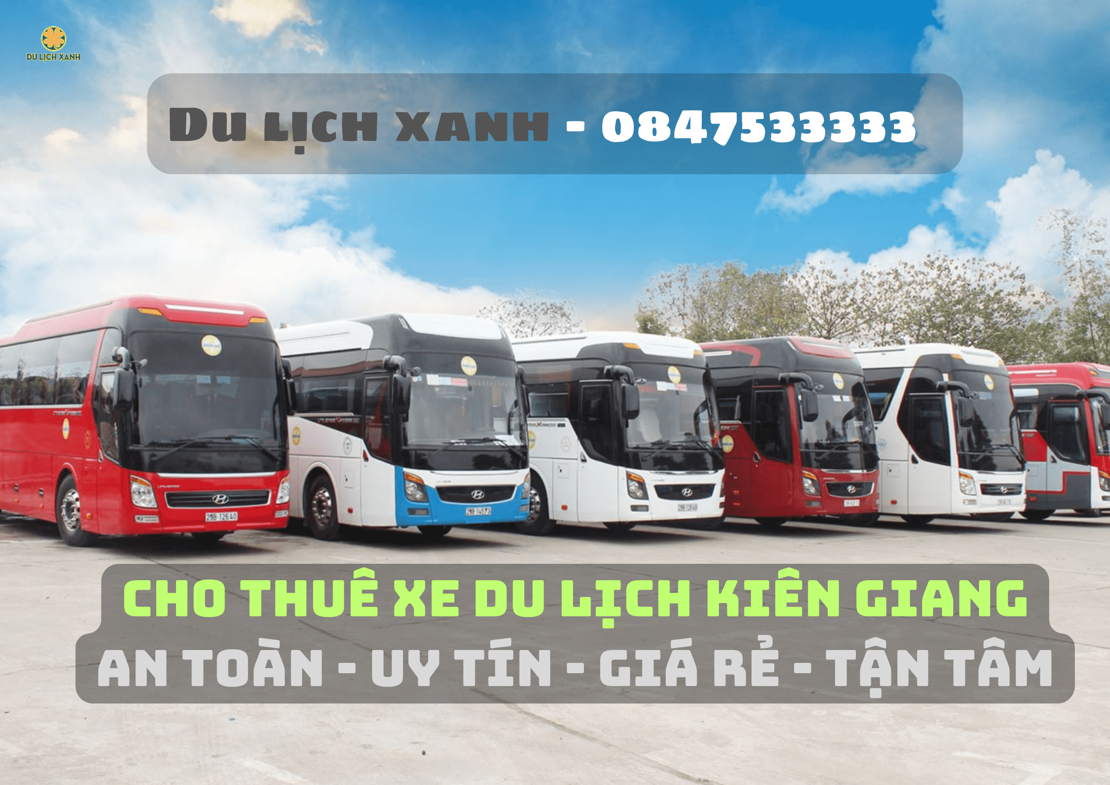 Bảng giá cho thuê xe du lịch Kiên Giang