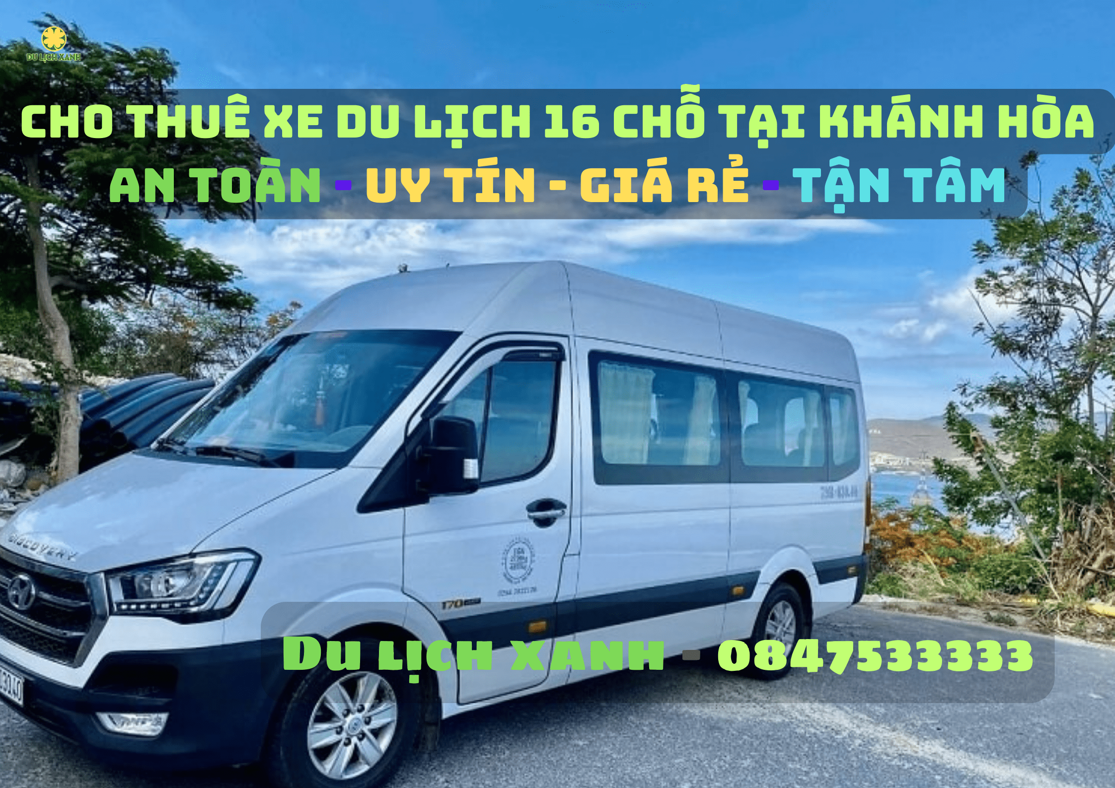 Dịch vụ cho thuê xe du lịch 16 chỗ tại Khánh Hòa