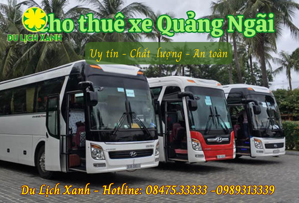 Bảng giá cho thuê xe du lịch Quảng Ngãi