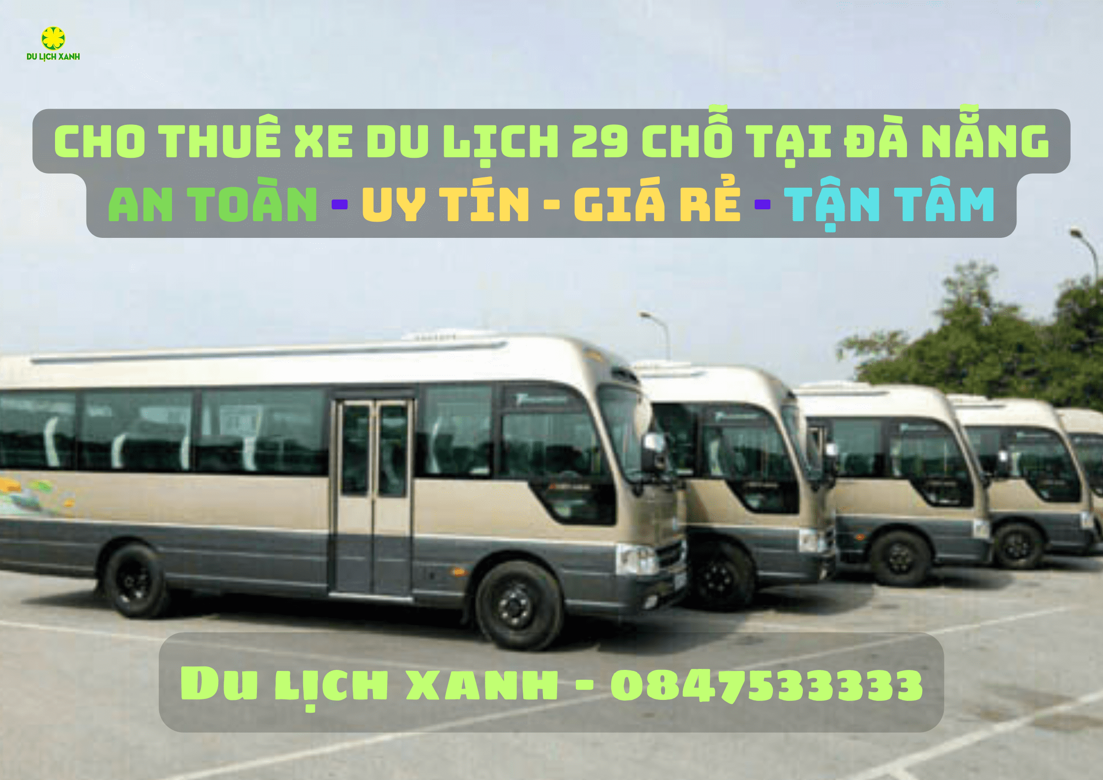 Dịch vụ cho thuê xe du lịch 29 chỗ tại Đà Nẵng