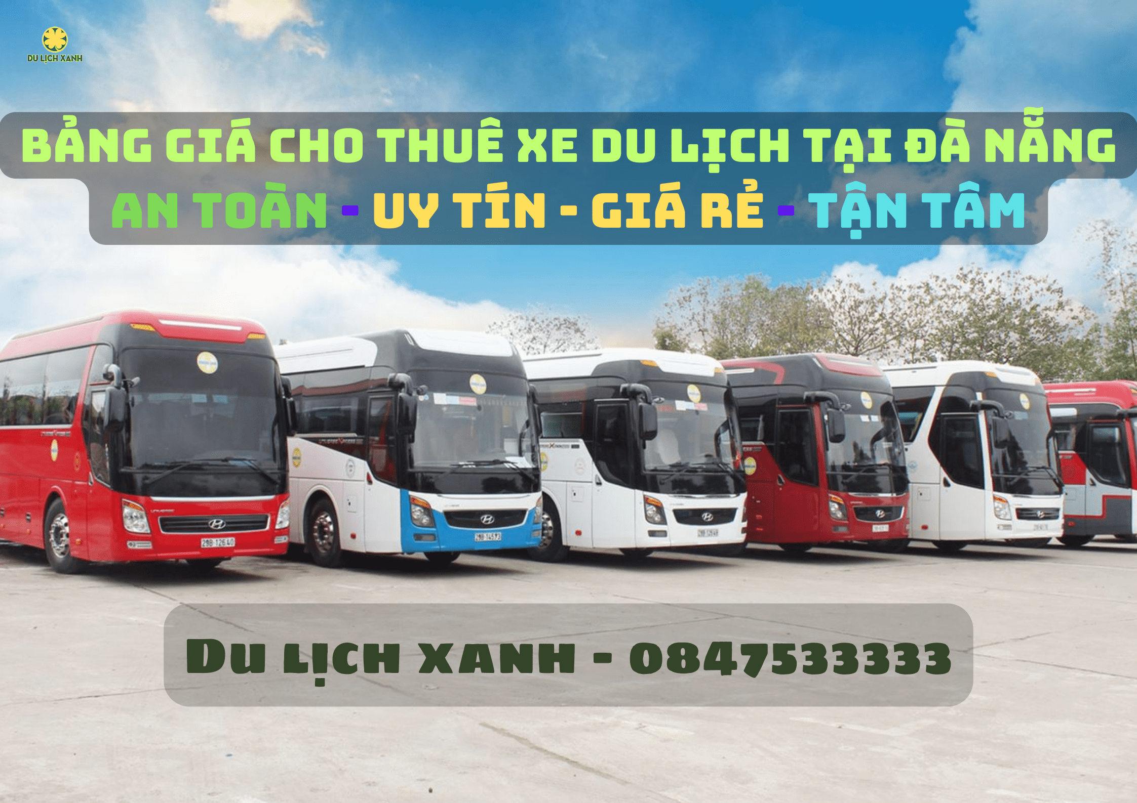 Bảng giá cho thuê xe du lịch Đà Nẵng