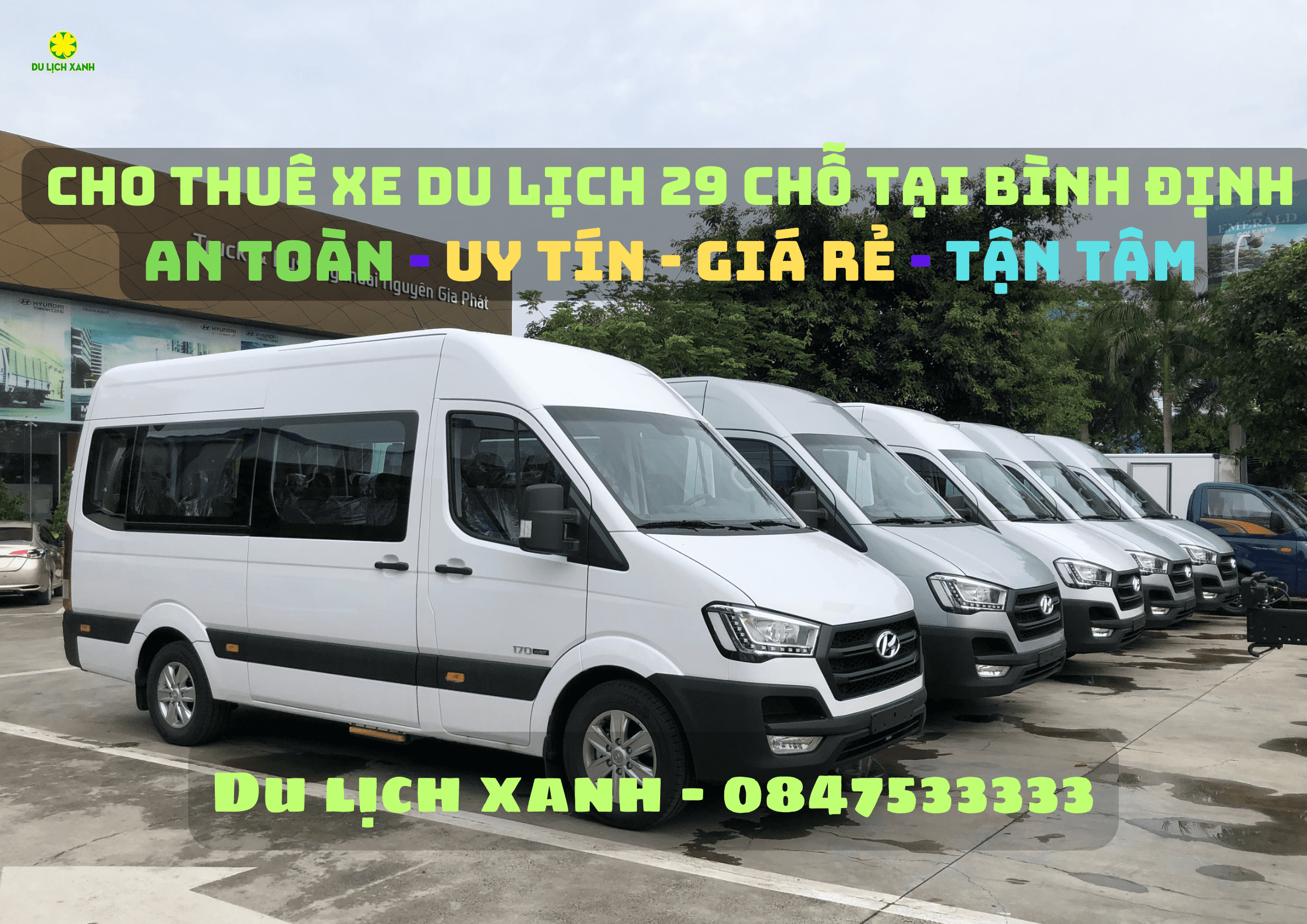 Dịch vụ cho thuê xe du lịch 16 chỗ tại Bình Định