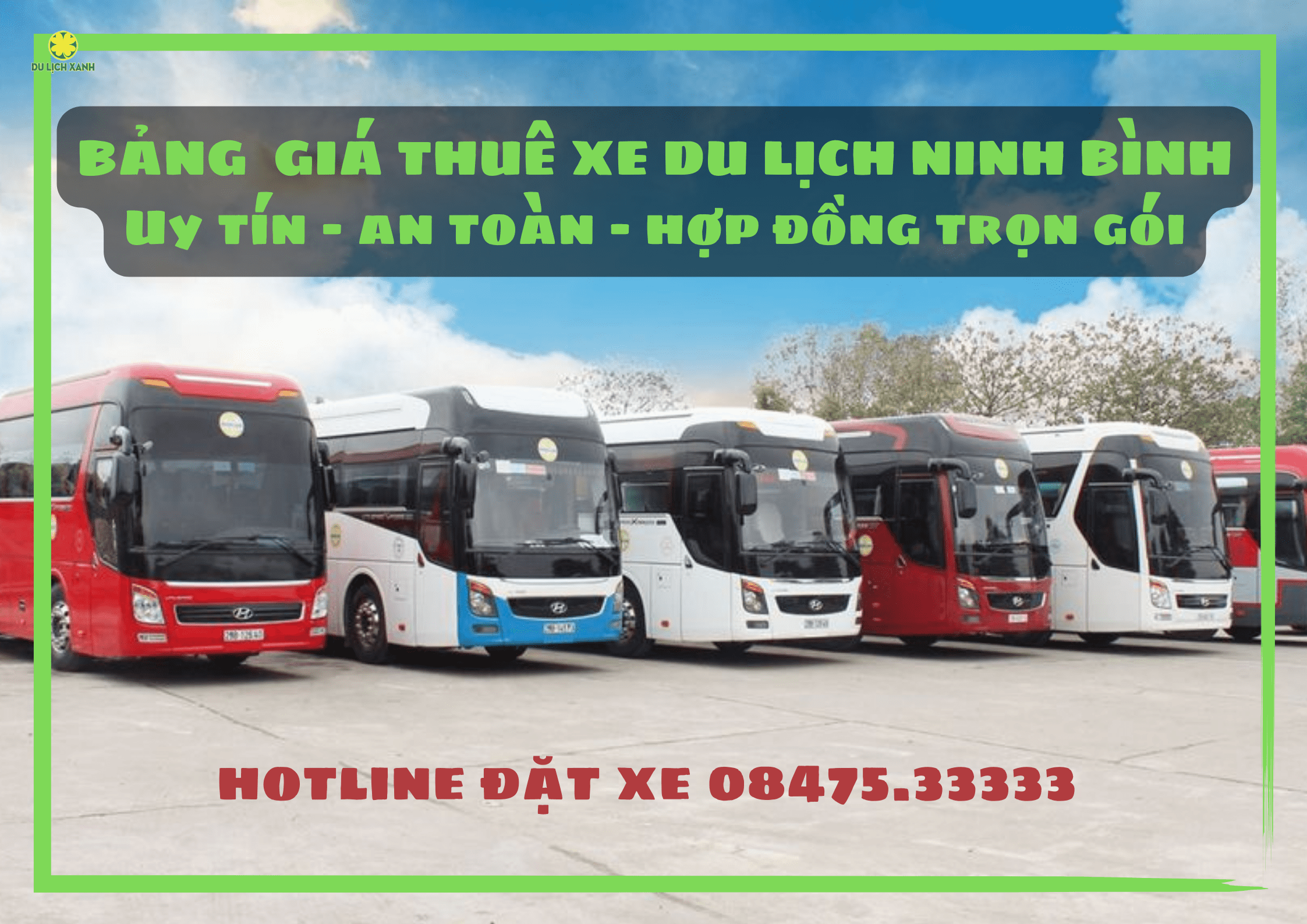 Bảng giá thuê xe du lịch tại Ninh Bình
