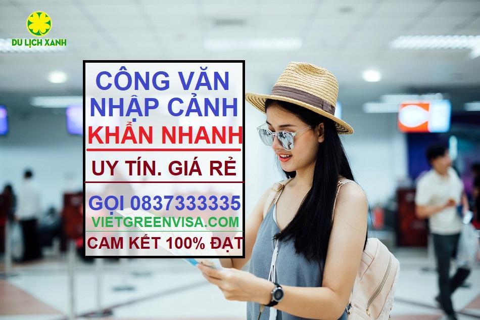 Dịch vụ xin công văn nhập cảnh khẩn dịp tết