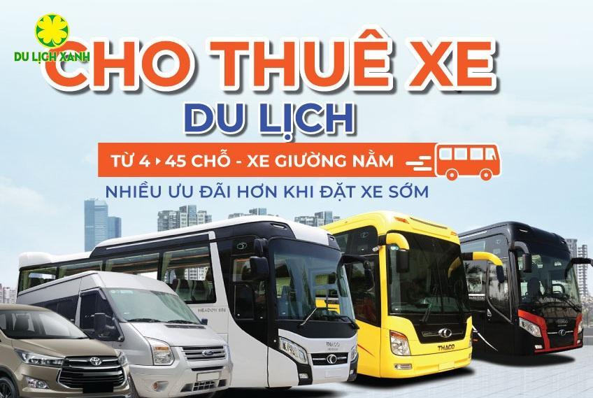 Bảng giá thuê xe du lịch từ Hồ Chí Minh mới nhất