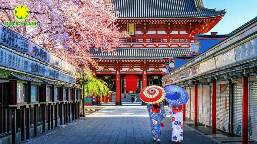 Tour Du Lịch Nhật Bản Mùa Hoa Anh Đào 2025 Nagoya – Kyoto – Matsumoto – Làng cổ Shirakawago– Núi Phú Sĩ – Tokyo