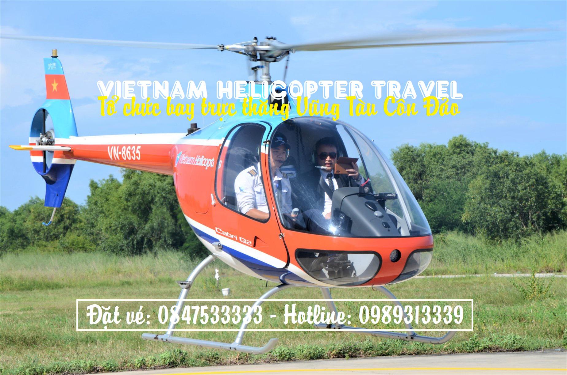 Tour bay trực thăng ngắm cảnh Vũng Tàu 15 phút