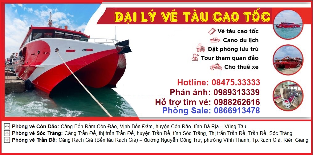 Vé tàu cao tốc Vũng Tàu - Côn Đảo, Du Lịch Xanh