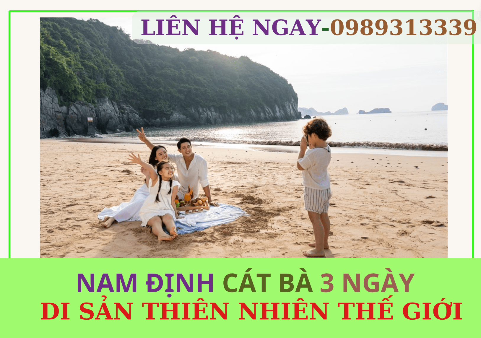 Tour du lịch Cát Bà 3 ngày 2 đêm, Tour Cát Bà 3 ngày 2 đêm, Du Lịch Xanh, Tour Nam Định Cát Bà