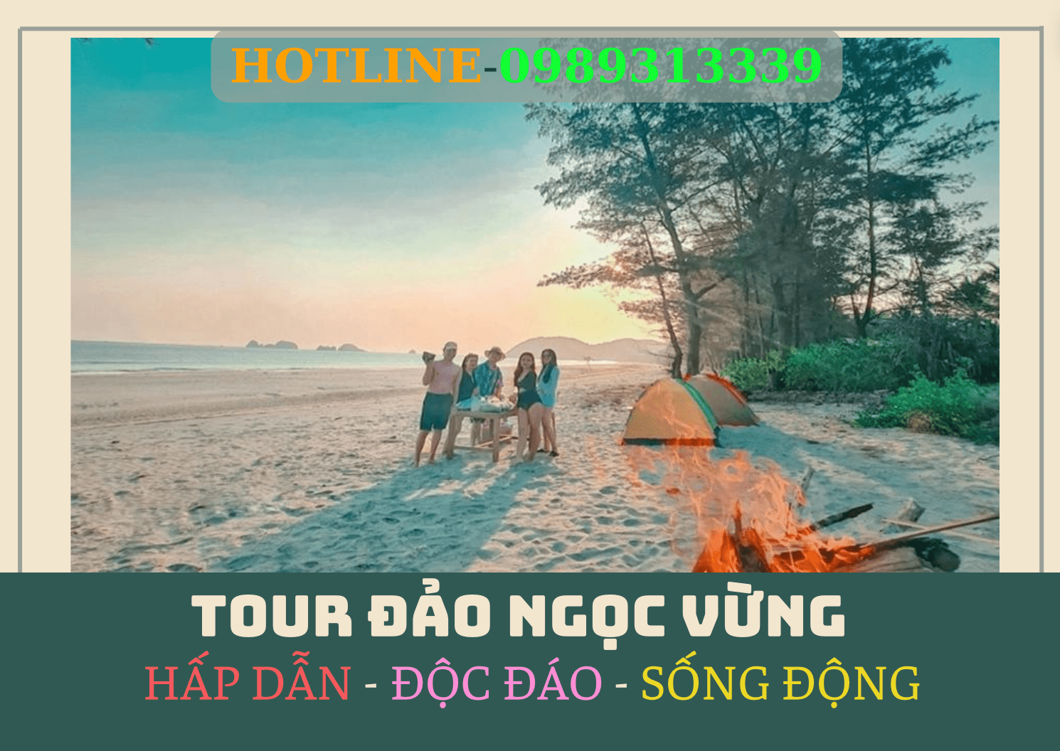 Tour đảo Ngọc Vừng, Tour đảo Ngọc Vừng 3 ngày 2 đêm, Du Lịch Xanh