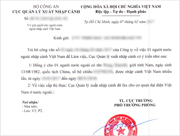 Công văn nhập cảnh Việt Nam, Xin công văn vào Việt Nam khẩn, Du Lịch Xanh Viet Green Visa,  Dịch vụ công văn nhập cảnh